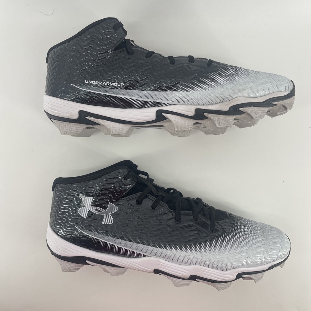 Under Armour Spotlight Cleat Men's 15 Hammer Black/White Football